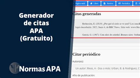 citas de internet|Generador de citas APA gratuito [Versión 2024]